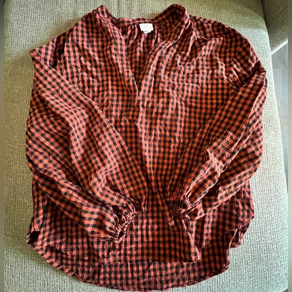 Checkered Blouse - Picture 1 of 4